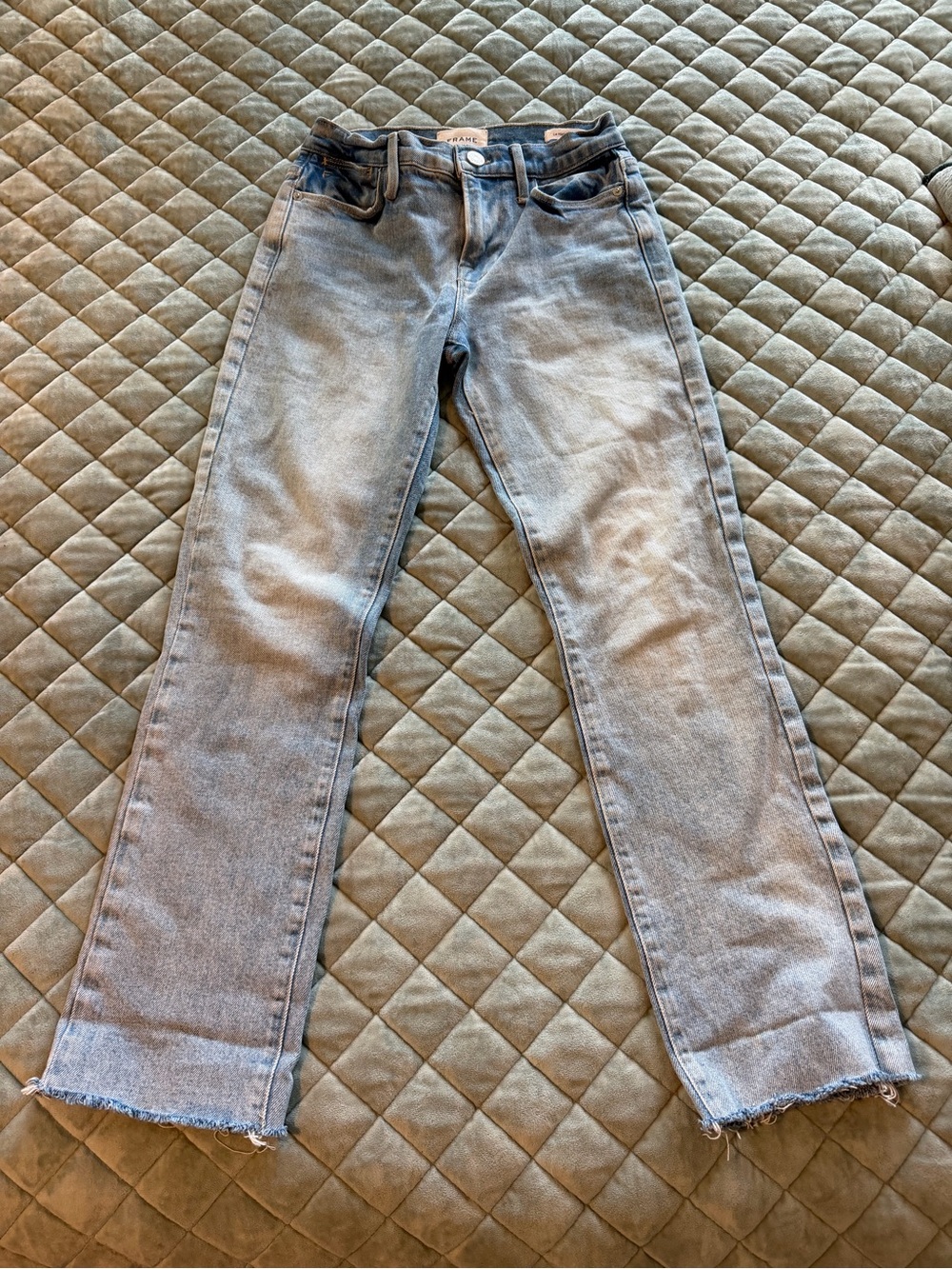 Frame Le High Straight Jeans - size 24